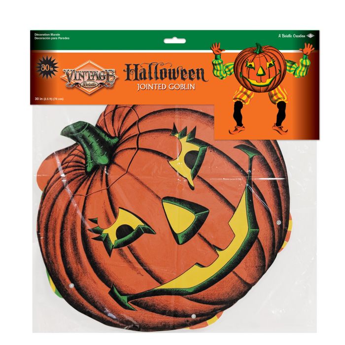 Vintage Halloween Jointed Goblin