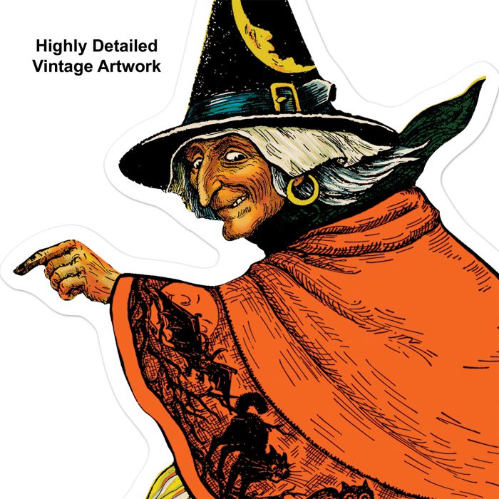 Plastic Vintage Halloween Yard Signs