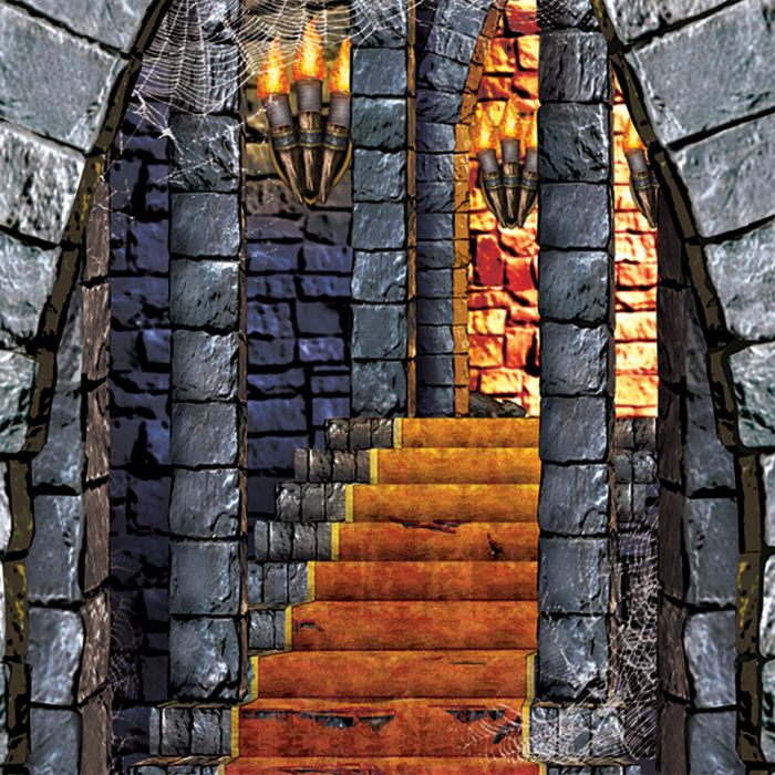Stairway, Window & Torch Props