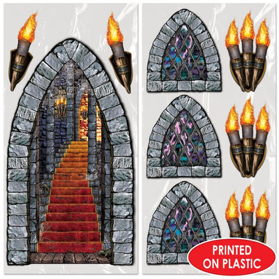 Stairway, Window & Torch Props