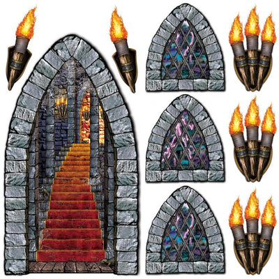 Stairway, Window & Torch Props