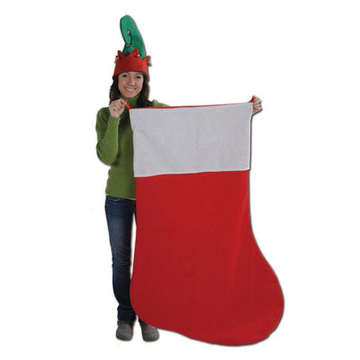 4' 6" Jumbo Stocking Christmas Party Accessory