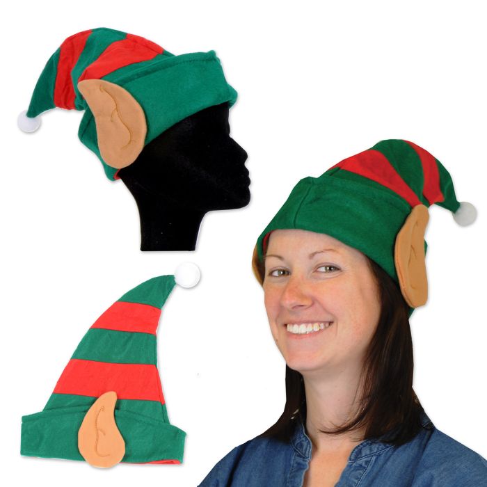Christmas Felt Elf Hat w/Ears