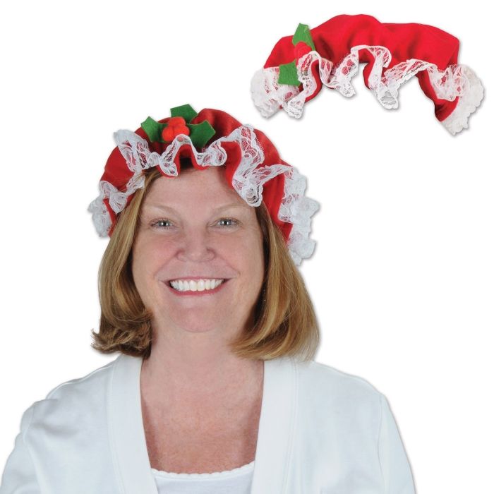 Christmas Mrs Claus Hat