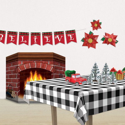 Brick Fireplace Stand-Up