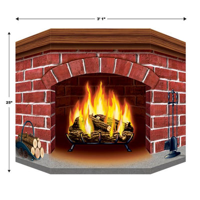 Brick Fireplace Stand-Up