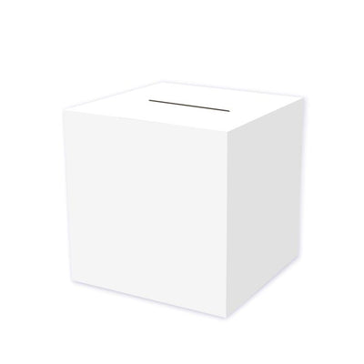 White Card Box Holder All-Purpose "Receiving-Box"