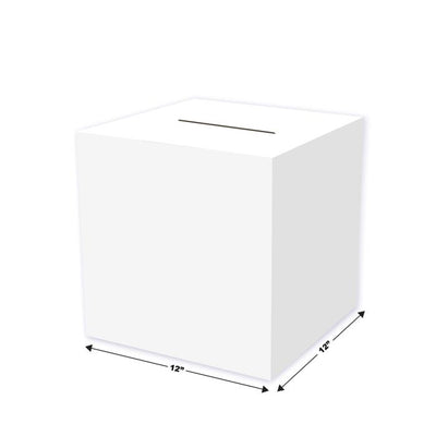 White Card Box Holder All-Purpose "Receiving-Box"