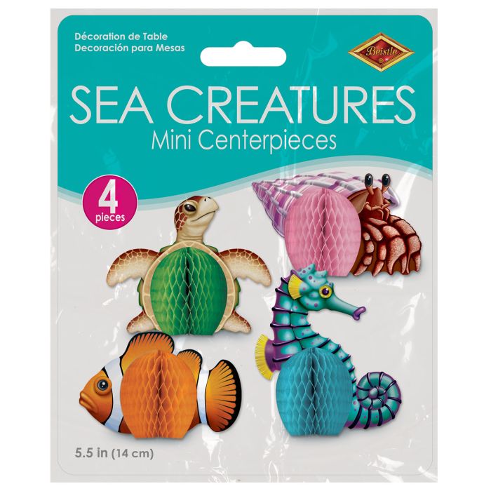 Beistle Sea Creatures Mini Centerpieces