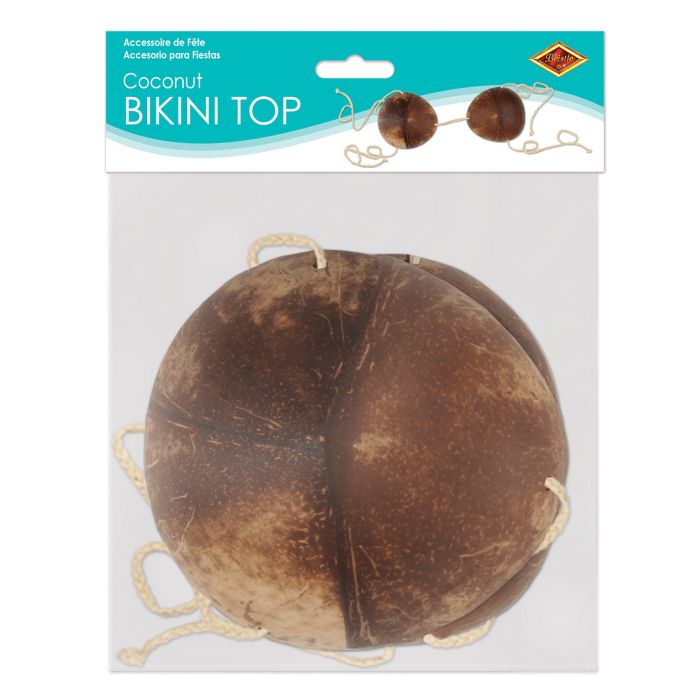 Novelty Coconut Bikini Top