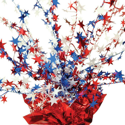 Patriotic Star Gleam ‘N Burst Centerpiece 15”