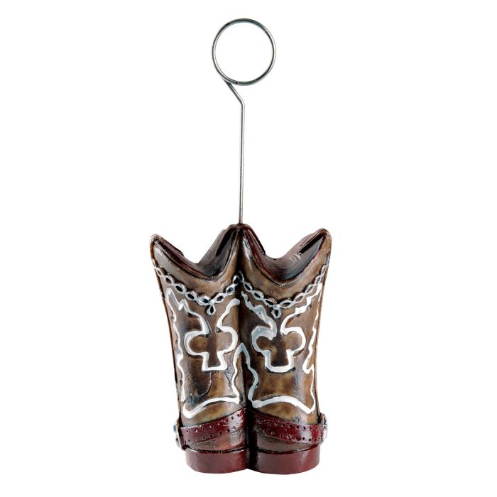 Cowboy Boots Photo/Balloon Holder