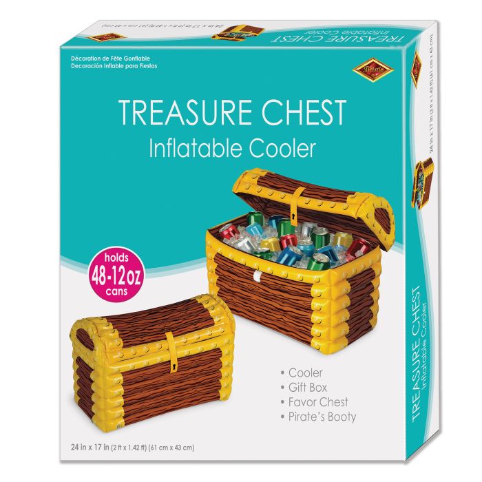 Inflatable Treasure Chest Cooler
