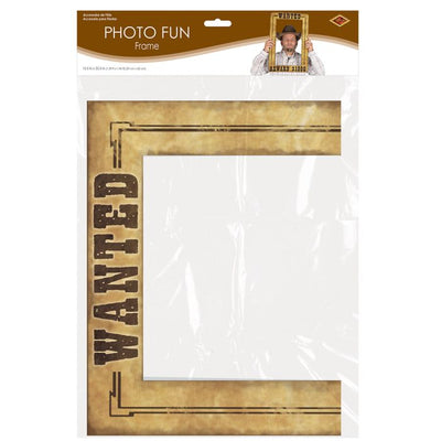Western Wanted Photo Fun Frame