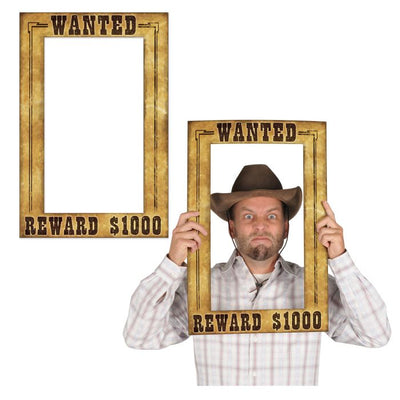 Western Wanted Photo Fun Frame