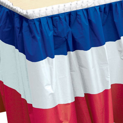 Patriotic Table Skirting