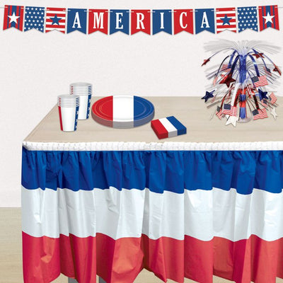Patriotic Table Skirting