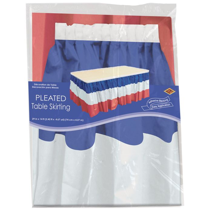 Patriotic Table Skirting