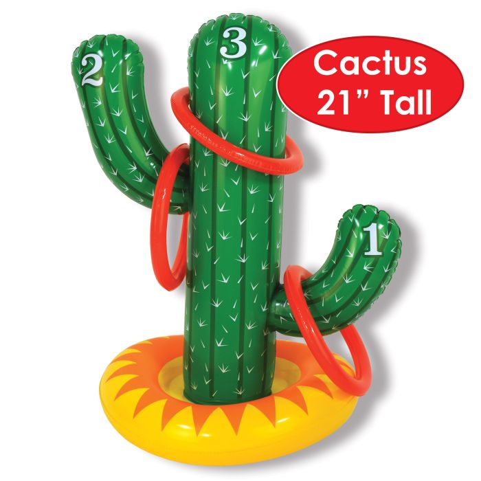 Inflatable Cactus Ring Toss