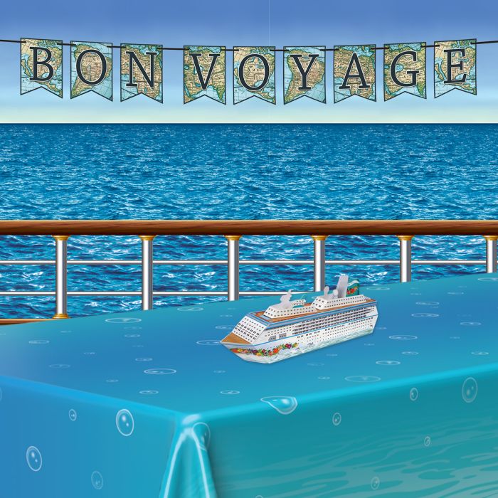 3-D Cruise Ship Centerpiece