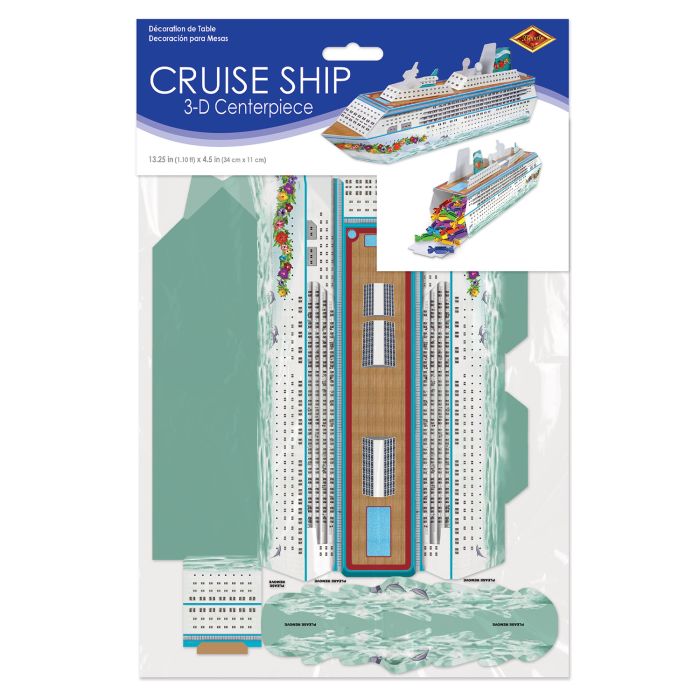 3-D Cruise Ship Centerpiece