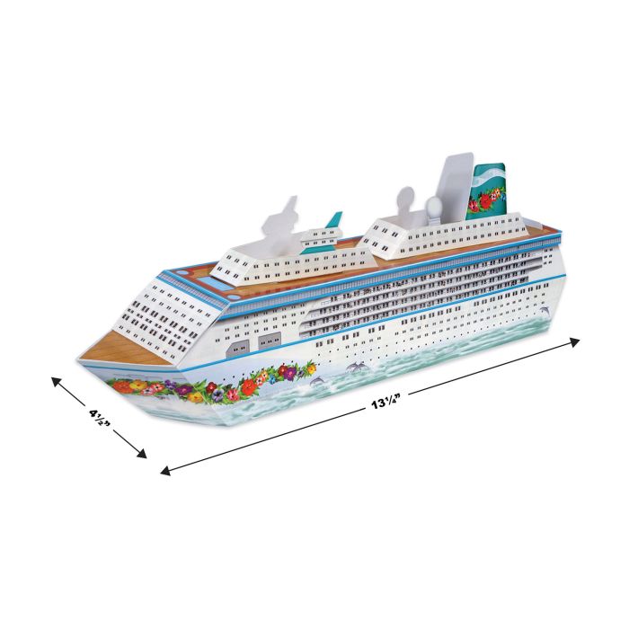 3-D Cruise Ship Centerpiece