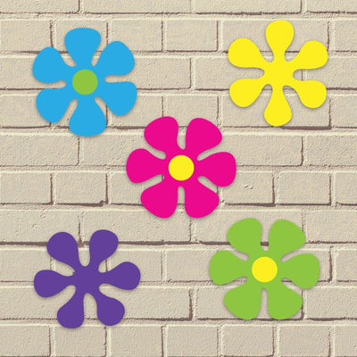 Beistle Mini Retro Flower Cutouts