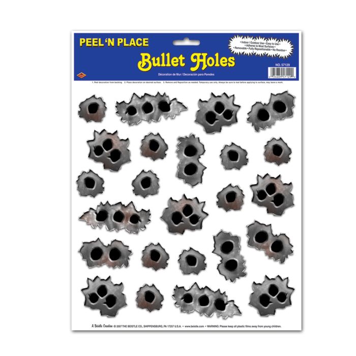 Bullet Holes Peel &