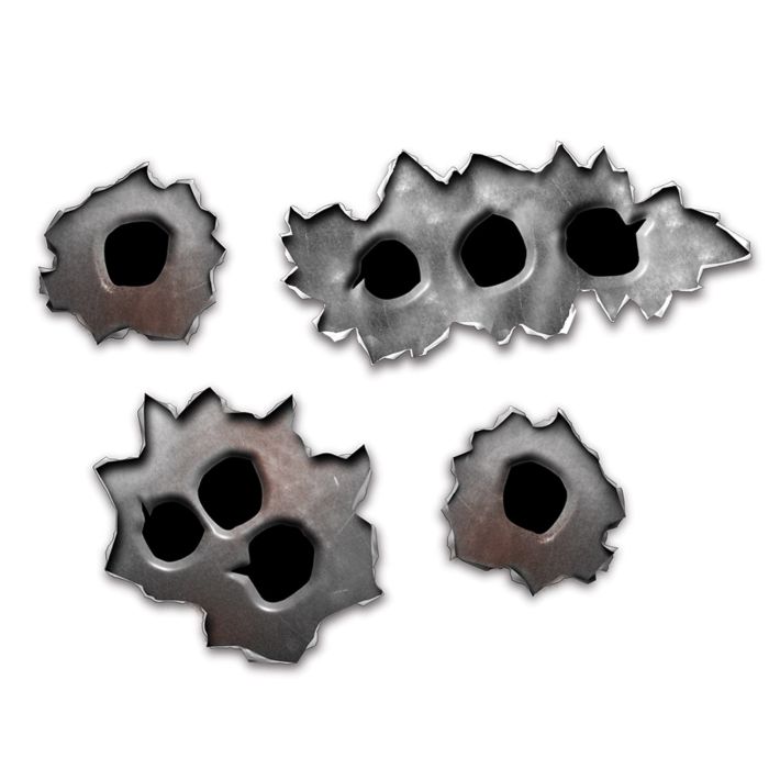 Bullet Holes Peel &