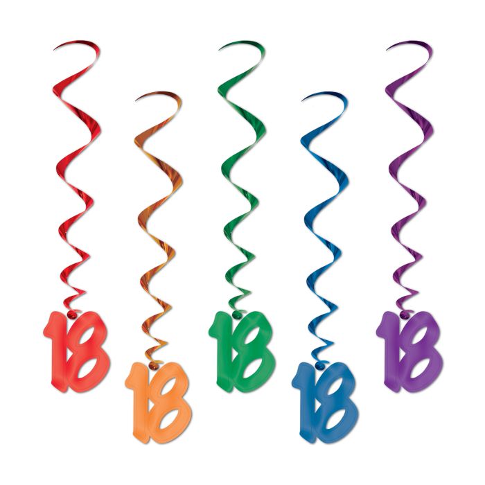 Beistle 18 Whirls Party Accessory