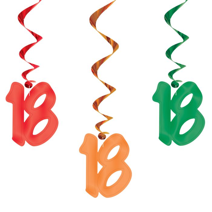 Beistle 18 Whirls Party Accessory