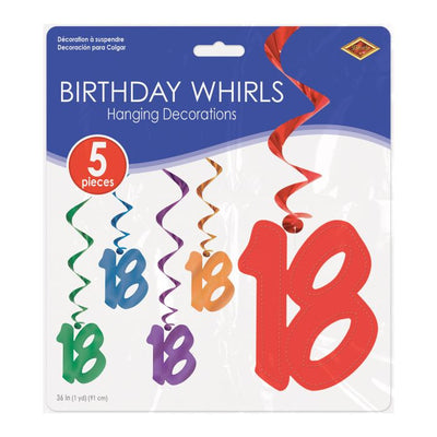 Beistle 18 Whirls Party Accessory