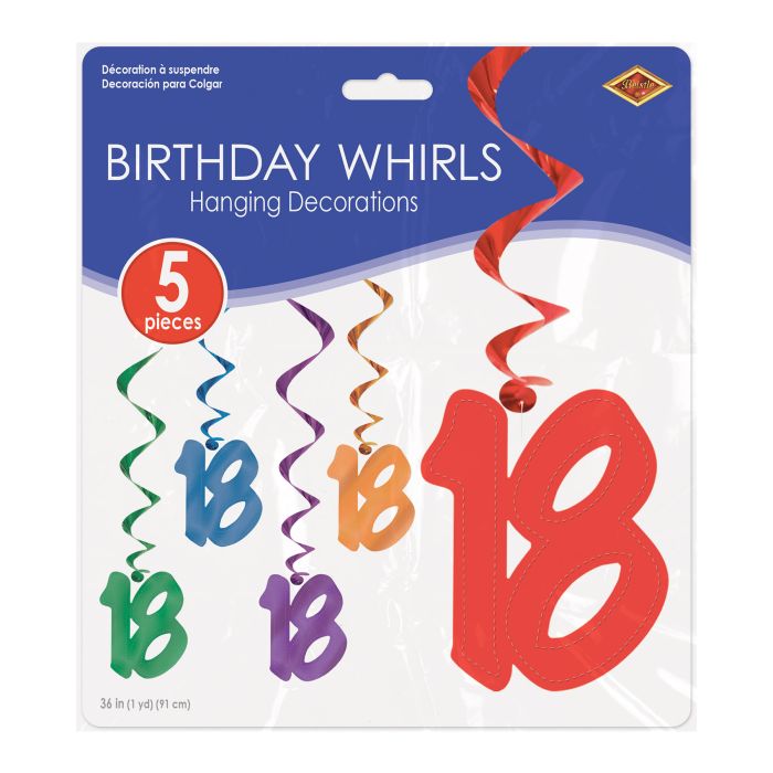 Beistle 18 Whirls Party Accessory