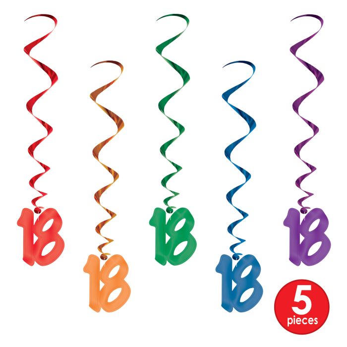 Beistle 18 Whirls Party Accessory