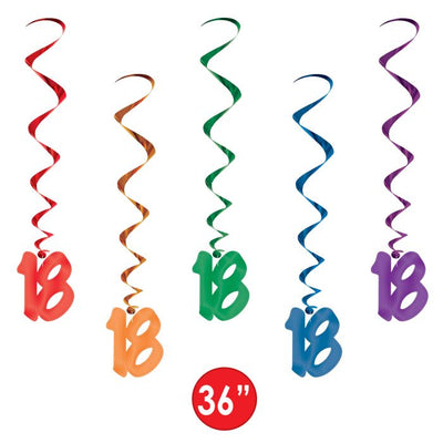 Beistle 18 Whirls Party Accessory