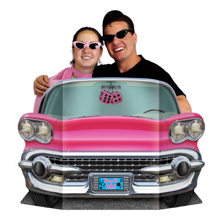 Pink Convertible Photo Prop