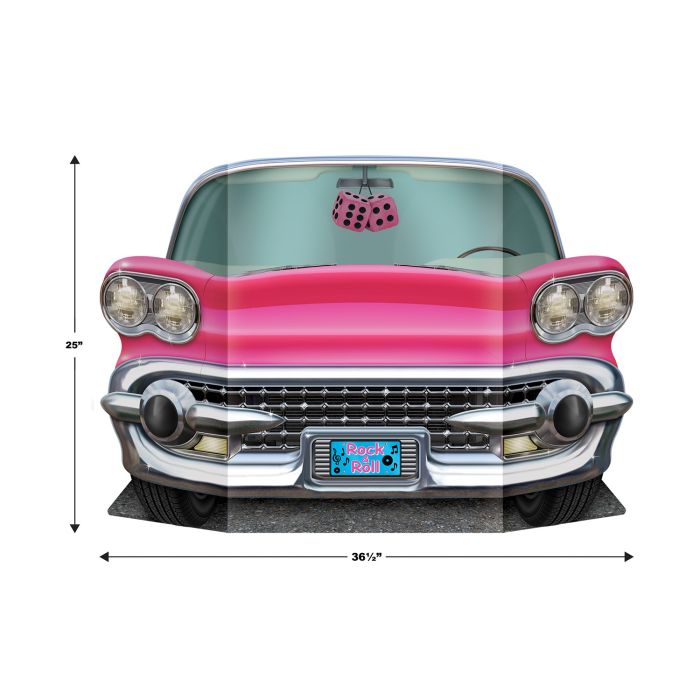 Pink Convertible Photo Prop