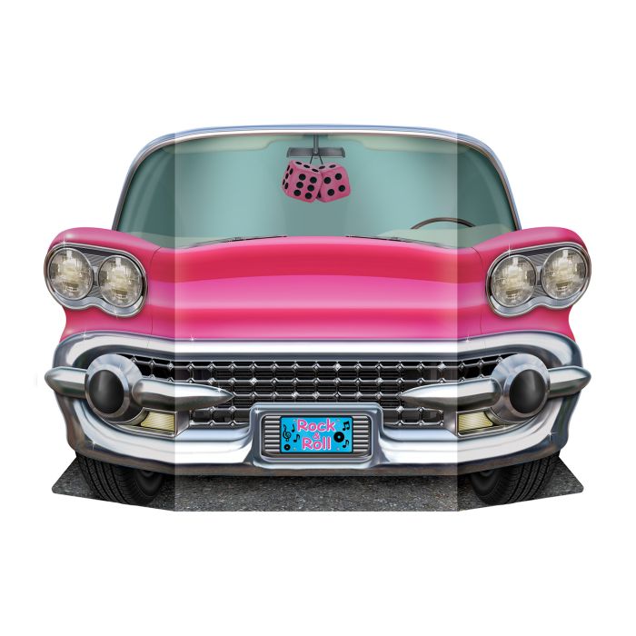 Pink Convertible Photo Prop
