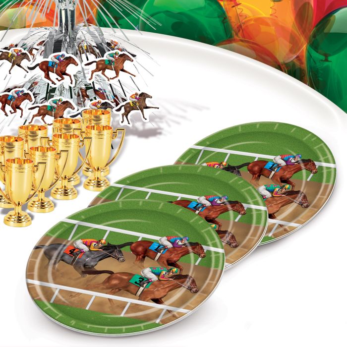 Horse Racing Plates 9"