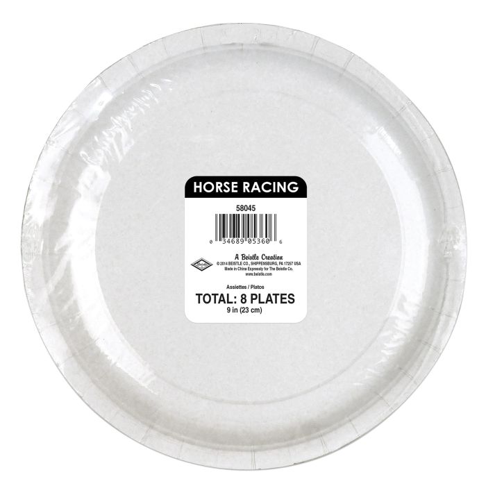 Horse Racing Plates 9"