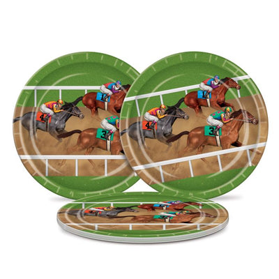 Horse Racing Plates 9"