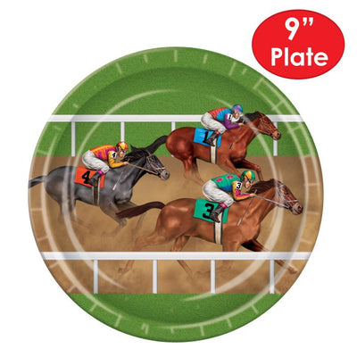 Horse Racing Plates 9"