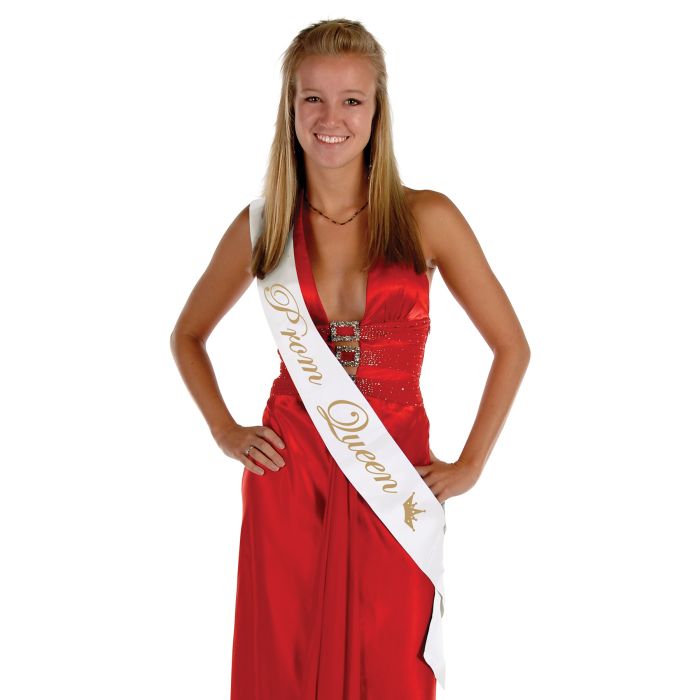Prom Queen Satin Sash