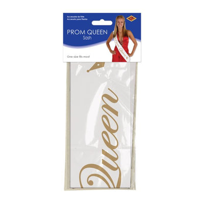 Prom Queen Satin Sash