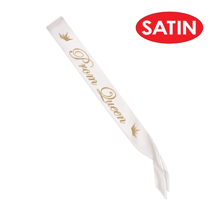 Prom Queen Satin Sash