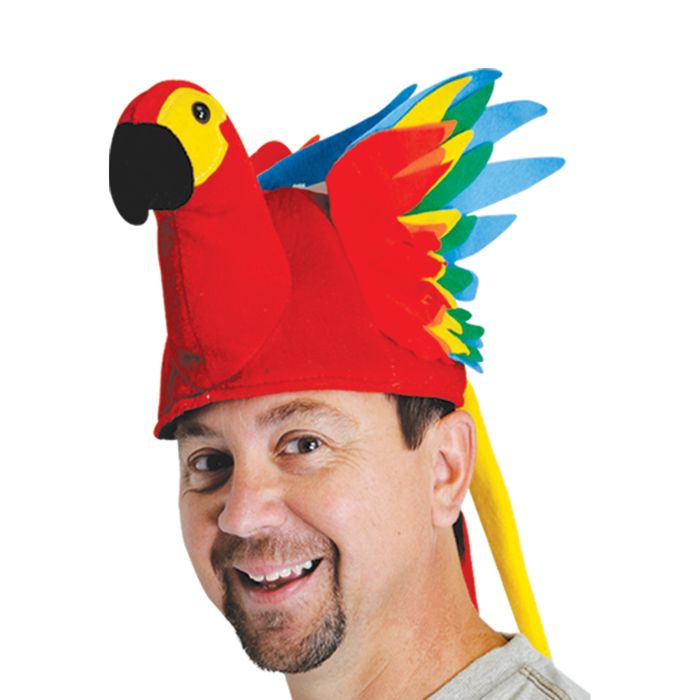 Plush Parrot Hat