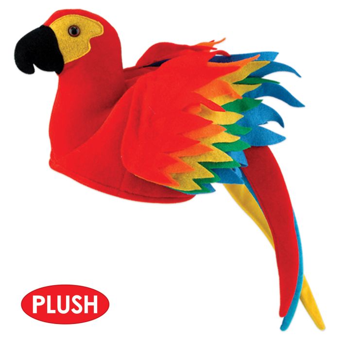 Plush Parrot Hat