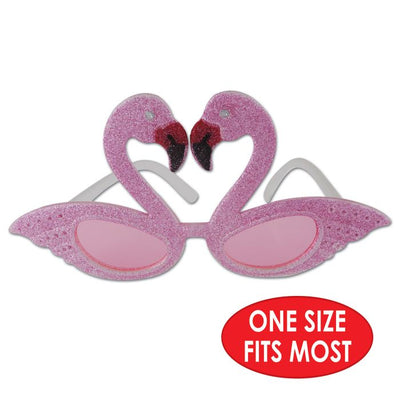 Glittered Flamingo Fanci-Frames