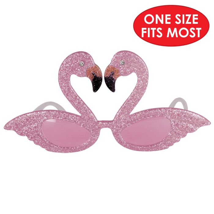 Glittered Flamingo Fanci-Frames