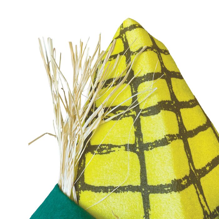 Plush Corn Cob Hat
